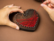 Load image into Gallery viewer, String Art - DIY Heart