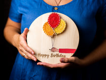 Load image into Gallery viewer, String Art - Happy Birthday Balloons