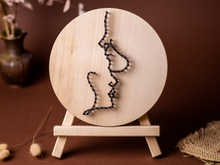 Load image into Gallery viewer, String Art - Abstract Couple Faces