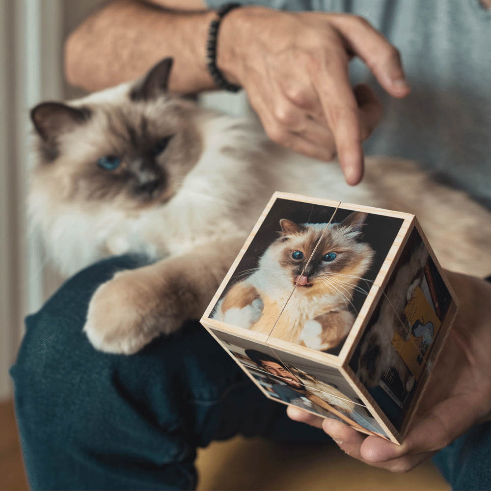 Cubo in legno – Souvenir & Souvenir